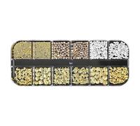Nail Decorations, Sea Theme, Rhinestone Manicure, 3d Accessories, Long-Lasting Elegant Set for Wedding Party Girls Home Holiday Beginner Daily Travel Salon, Multicolor, 1.97x5.12 Inches