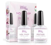 Nail Dehydrator and Primer 2pcs. - 12ml - Professional Kit Nail Primer Adhesion Promoter and Dhydrator for Nails,