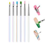 Nail Design Brush, Gel Nail Brush, Dotting Stamp Pen Set for Nail Polish Art Application Beginners and Advanced Users