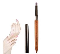 Nail Design Brushes - Nail Liner Brush - Sandalwood Nail Polish Brush For Thin Details, Fine Drawing, Long Lines, Home Use And Professional Nail Salon