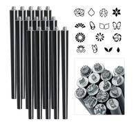 Nail Design Stamp - Stamping Pens - Design Tools with Different Patterns Doodles Kit Professional Manicure Equipment for Women, Girls, Beginners