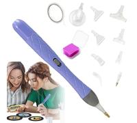Nail Design Tools | USB Ergonomic Dotted Tool | Artist Supplies with 9 Replaceable Attachment Heads for Home Garden Hobby Adults Beginners Children