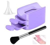 Nail Dip Container - Dip Powder Organizer, Reusable Nail Tray | Dip Dust Recycling Case, Decoration Products