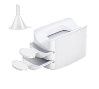 Nail Dip Tray - Dip Powder Tray | 2-in-1 Dip Powder Recycling Case, Double Layer Powder Glitter Saver Container Portable Dip Nail Tools Rhinestones Gems Decorations Recycling Case For Beginners