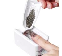 Nail Dip Tray - Double Layer Glitter Saver Dipping Powder Tray | 2-in-1 Dip Powder Recycling Case, Manicure Accessories Dip Nail Tools for Beginners Professionals