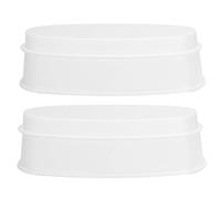 Nail Dipping Powder Tray Nail Dip Container Nail Art Tool Dipping Powder Container High Quality ABS Material Durable Beautiful Design Ideal for Home and Nail Salon Use 2pcs Set