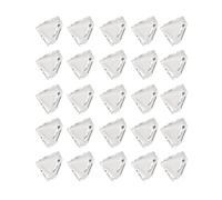 Nail Display Tips, Nail Polish Swatches Nail Display 50PCS Glass Nail Polish Color Card Crystal Clear Nail Art Color Display Tips for Beauty Salon
