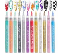 Nail Doodle Pens - 12 Colors Nail Design Paint Pens Markers Set,Long-Lasting Manicure Tools for Students Women Bridal Salon Professional Party Travel Festival Home Paper Ceramic