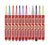 Nail Drawing Pen - 12 Pieces Quick Dry Graffiti Decorative Manicure Markers | Graffiti and Dotting Paint Pens for Home Beauty Salon Indoor Travel Outdoor