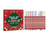 Nail Drawing Pen, Manicure Graffiti Doodle Liner Markers - Graffiti Dotting Paint Pens - for Home Beauty Salon Indoor Travel Outdoor School Dorm