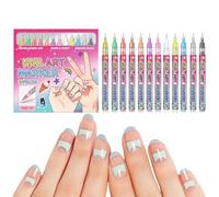 Nail Drawing Pens Manicure Art Paint Markers 12-Color