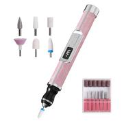 Nail Drill - 16x2cm Electric Nail Files, Cordless Gel Polish Drill Remover, Portable Foot Callus Remover | Fingernail Polishing File with 3 Speed for Women Girls Men Salon Beginners Travel Outdoor