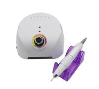 Nail Drill, 3pcs Electric Nail Drill, Polisher, Manicure Milling Machine, Pedicure Art Device Tools for Training and Home Use for Acrylics Nails(White)