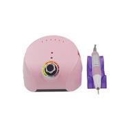 Nail Drill, 3pcs Electric Nail Drill, Polisher, Manicure Milling Machine, Pedicure Art Device Tools for Training and Home Use for Acrylics Nails(Pink)