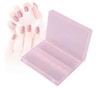 Nail Drill Bit Case Nail Art Display Box Nail Drill Bit Storage for Manicure Polishing for Beauty Salon (Pink)