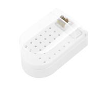 Nail Drill Bit Case - Portable Organizer with 30 Slots and Two Brushes, Heavy Duty Anti Splash Protective Stand for Nail Drill | Professional Nail Drill Box