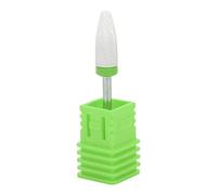 Nail Drill Bit Grinding Stone Corn-Head-Shape Electric Grinding Machine Accessories, Ceramic Nail Drill Bits for Carving, Polishing Nails(Coarse Grinding C Green Box)