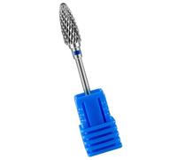 Nail Drill Bit Head for Polishing and Gel Removal Tungsten Steel | Alloy Construction, Blue Finish, Strong Sturdy Build, Quick Nail Smoothing, for Wipe Gel and Peeling