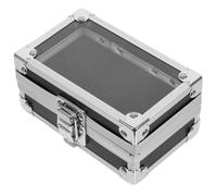Nail Drill Bit Holder Box 5 Pack Black Multiple Hole Acrylic Display