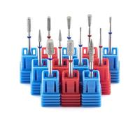 Nail Drill Bit Set, Nail Drill Bits Set for Manicure, Pack of 5 Diamond Nail Drill Bits for Gel Nail Polish Manicure and Cuticle Clean(Tp 263 023r)