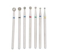 Nail Drill Bit Set, Nail Drill Bits Set for Manicure, Pack of 7 Diamond Milling Cutter Manicure Electric Nail Drill Bits(Tape1)