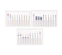 Nail Drill Bits, Acrylic Nail Kit Drill Bit Set Nails with Different Shapes Nail Nursing Tool 30pcs Manicure Pedicure Tools for Gel Removal Nail Drill Bit Set