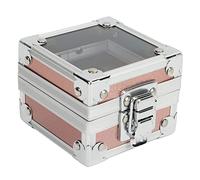 Nail Drill Bits Holder 25 Holes Efile Nail Bits Container Box Nail Tools Organizers Container for Salon Nail Grinding Head (Multicolor)