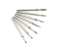 Nail Drill Bits Set Carbide, Silicone Rubber Stainless Steel Nail Drill Bits Buffer Rotary Burr Mills Cutter For Manicure Drill Accessories Foot Polishing Tools Pack Of 5 Multicolor(Dark Khaki)