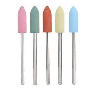 Nail Drill Bits Set Rubber Manicure Pedicure Polishing Burr Accessory for Nail Glass Plastic Processing (146)