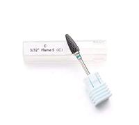 Nail Drill Bits SNERISE Ceramic Nail Drill Bits Gel Fine Medium Coarse - Removal Polishing Tool Pedicure Manicure Rotary Burr(Coarse, 1 Pack)