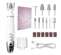 Nail Drill Electric File, Cordless Professional Filer for Manicure and Pedicure Portable Machine Kit Acrylic Gel Nails Thick Toenails Grind File Set Kitc Speeds Hand Foot Care Tool Calluses Trim