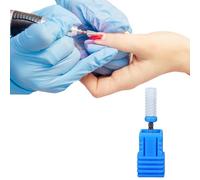 Nail Drill for Nail Drill,Professional Portable Ceramic Drill for Home Use, Rotary Cutter Head Cuticle File with Lid