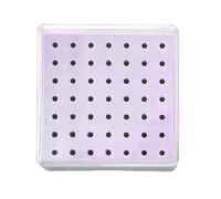 Nail Drill Grinding Bit Holder 49 Holes Space-saving Container
