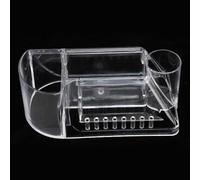 Nail Drill Holder, Nail Drill Machine Bits Manicure Tools Storage Box Nail Polishing Machine Storage Box Display Case Stand Transparent Multifunctional Nail Drill Stand