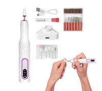 Nail Drill Kit, Professional Manicure Drill Tool 15000 Rpm 3 Speed Adjustable Nails Polishing Grinding Shaping Machine for Home Travel Outdoor Use, Nail Care Tool, Precision Nails Grooming System