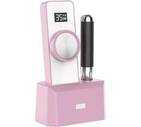 Nail Drill Machine for Acrylic Nails, 35000 RPM Electric Nail File, with LCD Display, USB Portable Electronic Nail Filer for Home Salon Manicure Tools ( Color : Pink )
