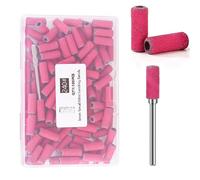 Nail Drill Sanding Bands Nail Drill Bits With 1pcs Mandrel Sets Electric Manicure Accessories Tool Dead Skin Remover For nail technicians(Color-03)