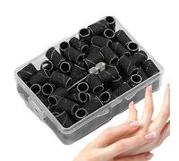 Nail drill Sanding Bands - Sanding Bands for Nail Drill 120 Grit | Sanding Bands | Bits | Bands | 100pieces Small Bands for Manicure and Pedicure | Grit Sand Set with Mandrel Bit