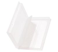 Nail Drill Storage Stand with 20 Holes Plastic Holder Box | Portable Design, Lid Cover, Simple Style for Easy Bit Finding and Organised Accessory Storage