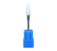 Nail Drill Tips - Ceramic Nail Drill Bits with Dustproof Container | Nail Electric Nail Head Replacement Drill Bit, Pro Nail Drill Rotary Vallehead Cuticle Clean File