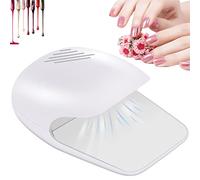 Nail Dryer for Regular Nail Polish with Fan, Battery Operated Polish Machine, Quick-Drying Safe Tools for Women Kids, Christmas Gifts