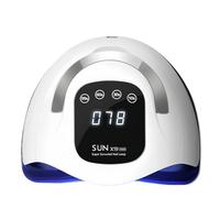 Nail Dryer Machine 380W UV LED Lamp for Nails 81LEDS Gel Polish Curing Manicure With Auto Smart Sensor Art(X19)
