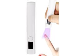 Nail Dryer Machine - Rechargeable UV Lamp 250mAh Compact Fingernail Curing Device, Portable Hardeing Machine, TypeC Charging Beauty Equipment | Quick Manicure Results, Travel Apartm