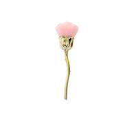 Nail Dust Brush 1/2/3pcs Flower Nail Cleaning Brush | Dust Powder Brush Nail Brush Cleaning Nails Woman DlY Fake Nails(Gold-1pcs)