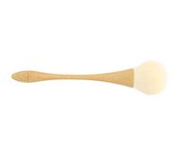 Nail Dust Brush with Long Wooden Handle, Nylon Hair Nail Cleaning & Dust Removal Tool, Mushroom-Head Design for Multi-Purpose Use