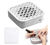 Nail Dust Collector - 5000mAh Rechargeable Manicure Duster, Portable Nails Dust Extractor, Nail's Cleaning Tool | Low Noise Salon Home Kit for Daily Commercial Party Vacation Gathering