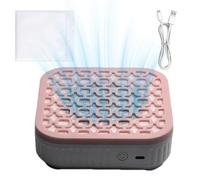 Nail Dust Collector - 5500RPM Fan with Filter, 2 Modes Quiet Rechargeable Nail Dust Vacuum Electric Suction Machine | for Beginner Gel Pedicures During Home Cleaning