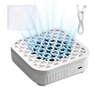 Nail Dust Collector Fan - 5500RPM 2 Mode Quiet Professional Rechargeable Ventilation System With Filter s| For Beginner, Gel Polish, Pedicures, Salon & Home Cleaning