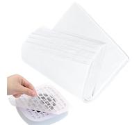 Nail Dust Collector Filter Sheets - 19 x 24 cm Nail Vacuum Dust Collector | 100 Pieces Replacement Paper for Home Beauty Studio Manicure Professional Grooming