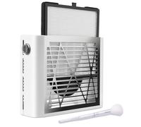 Nail Dust Collector Machine Professional: 60W Powerful Dust Collector Nail Tech Vacuum Fan Extractor with Reusable Filter and Brush for Acrylic Gel Nail Polish Manicure Pedicure Tool at Salon & Home